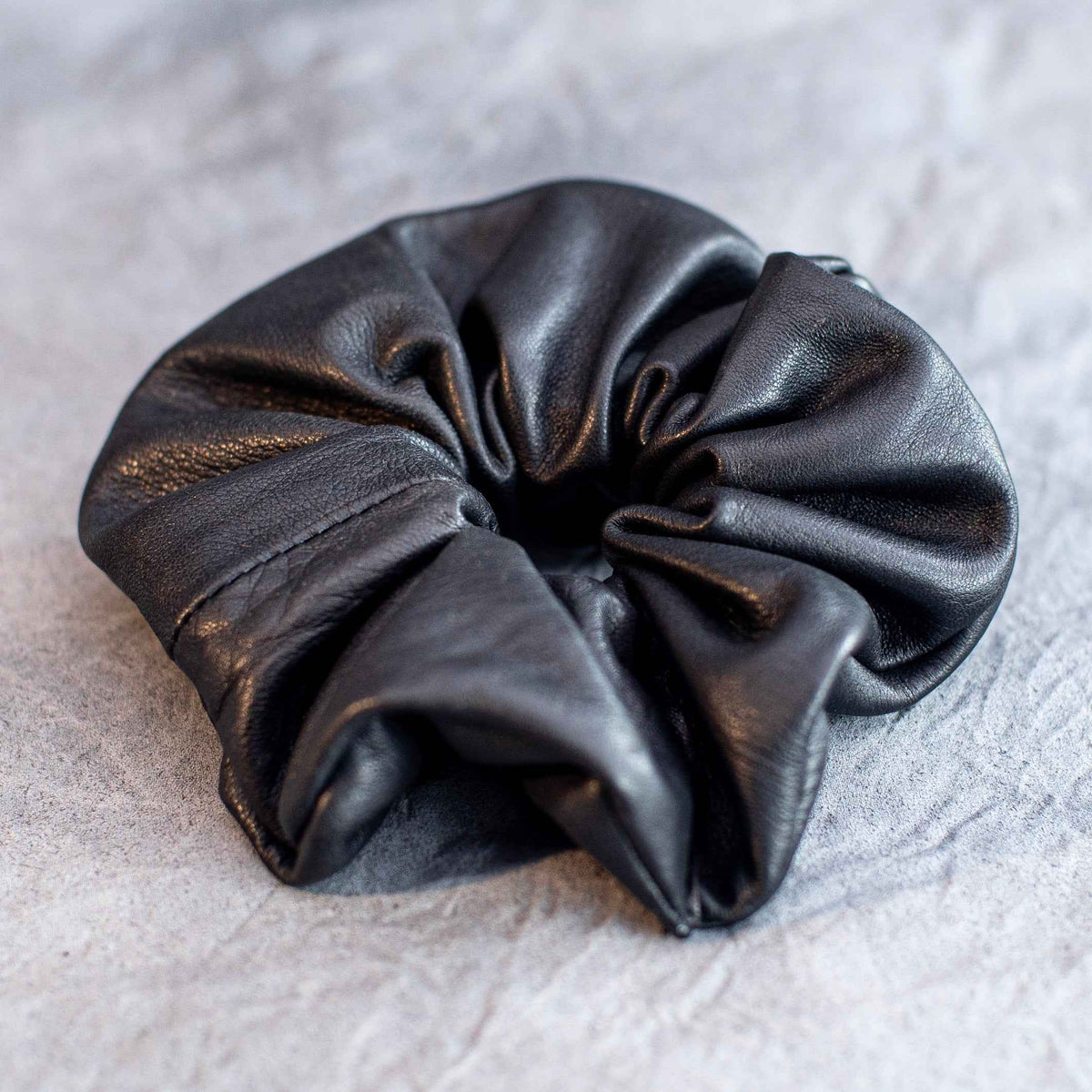 Plumbum Leather Scrunchie