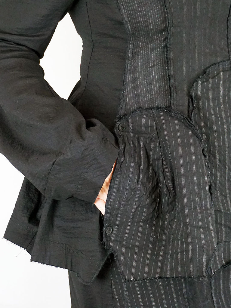 Rundholz 1101101 Jacket Black With Stripes