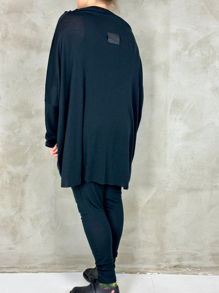 Liselotte Hornstrup Sara Wool Shirt Black