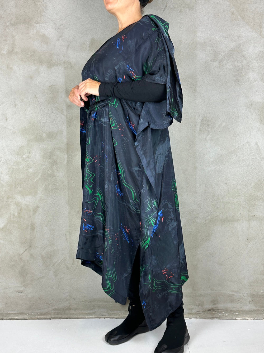 Henrik Vibskov Uncut Kaftan Dark Fireworks