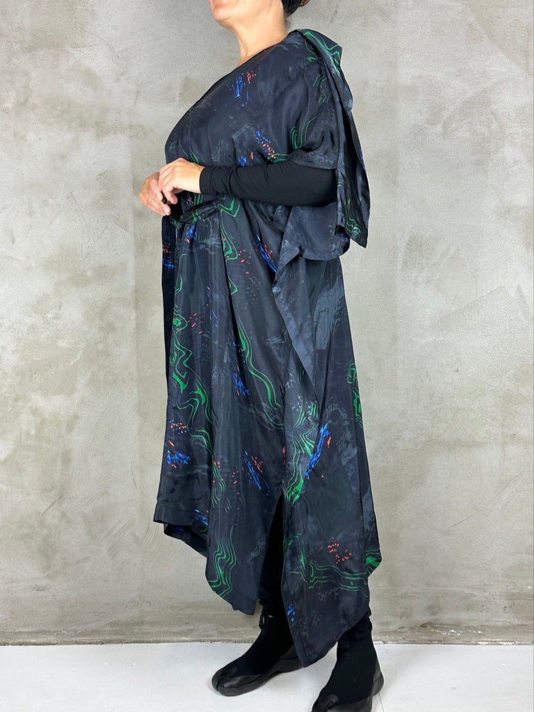 Henrik Vibskov Uncut Kaftan Dark Fireworks