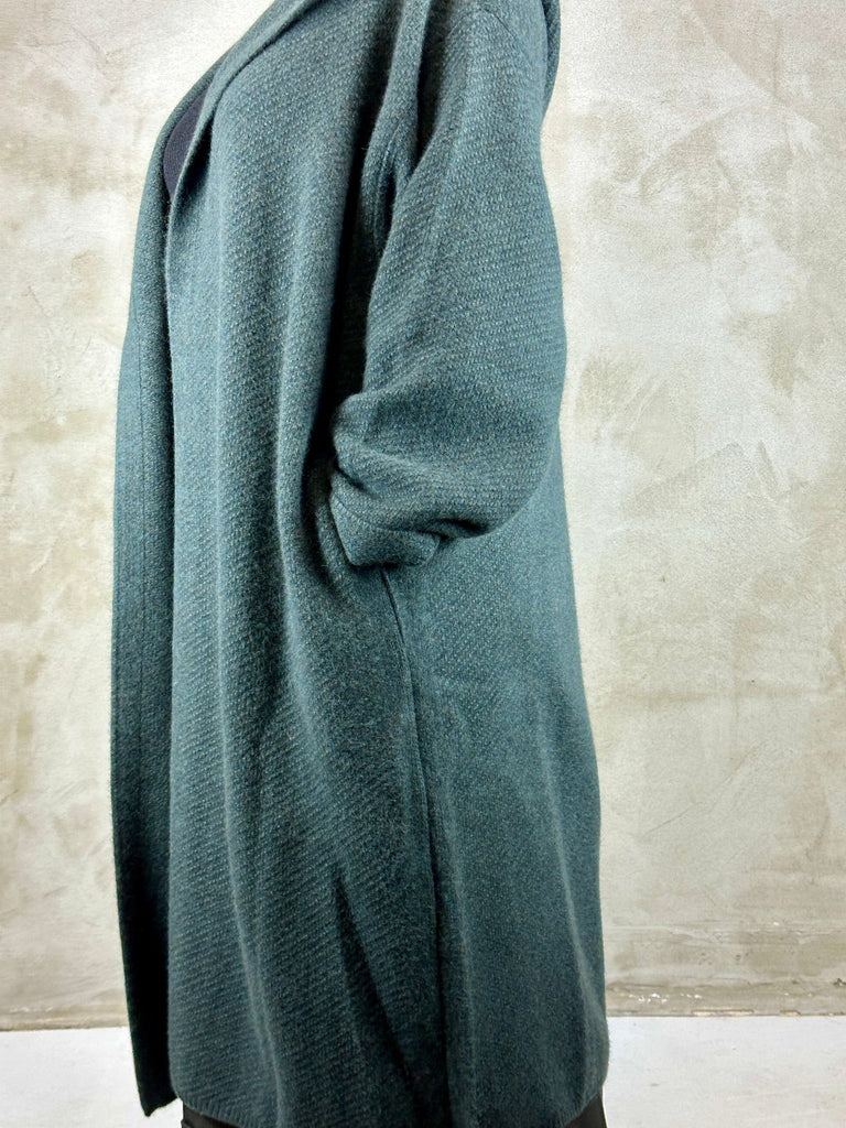 SOH SMNHWK10 Long Cardigan Dark Green