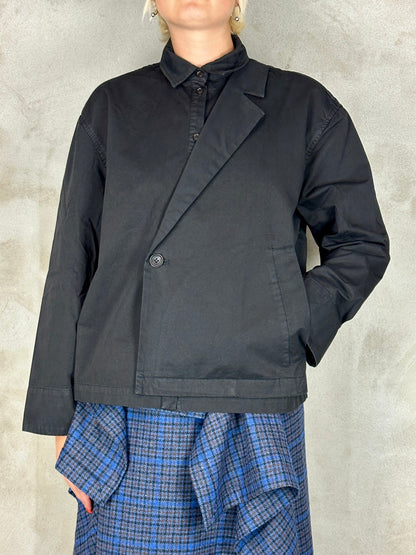 Henrik Vibskov Shawl Coat Black