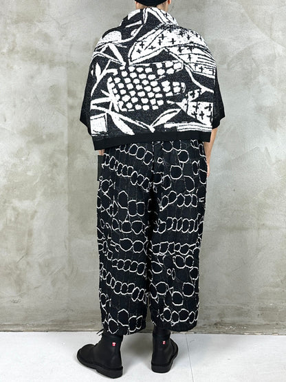 Moyuru 3318 Knit Black/White