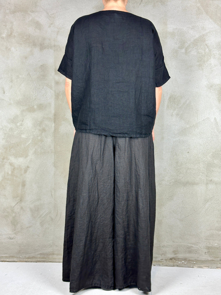 Black By K&M Top I Would Anything For Love Black