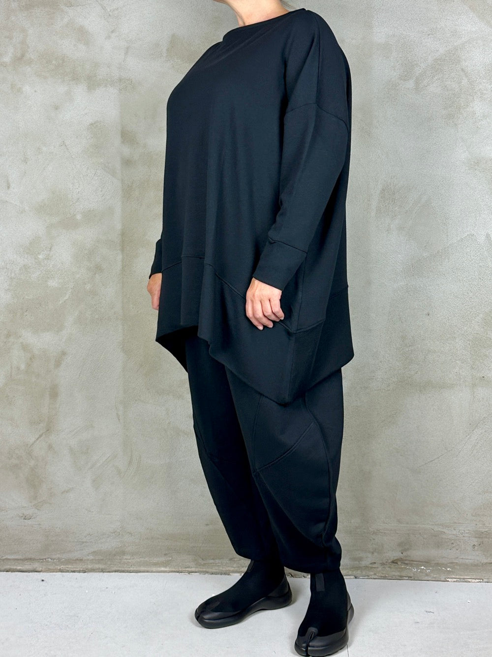 Sort Arhus SA2157 Oversize Blouse Black