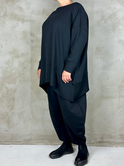 Sort Arhus SA2157 Oversize Blouse Black