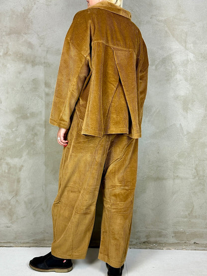 Black Aarhus Gorlois Velvet Trousers Ambra