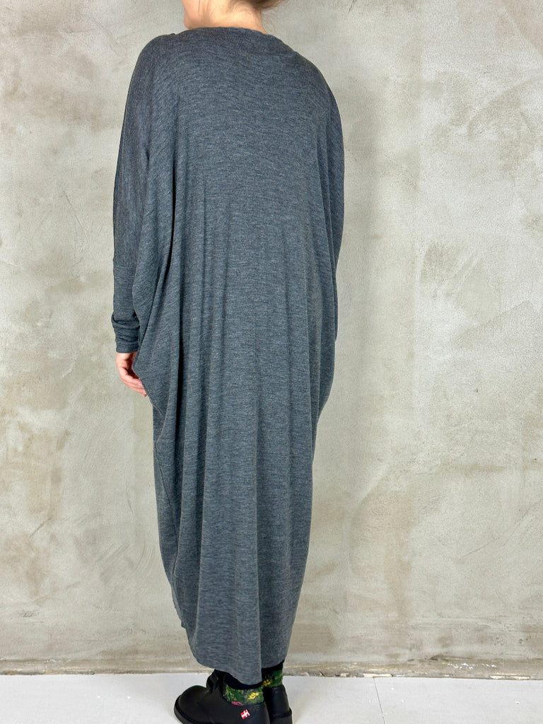 Liselotte Hornstrup Parrow Wool Dress Grey Melange