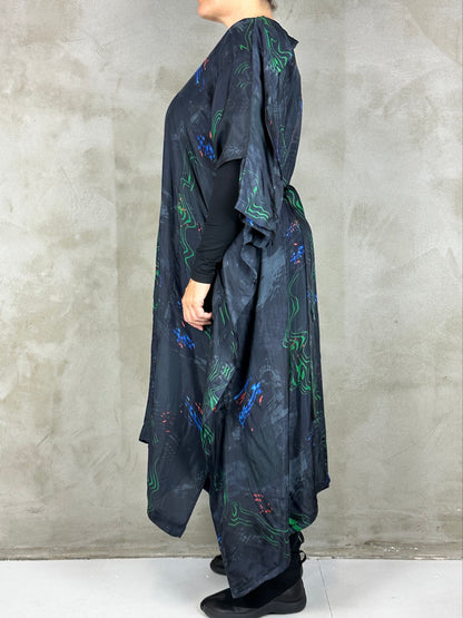 Henrik Vibskov Uncut Kaftan Dark Fireworks