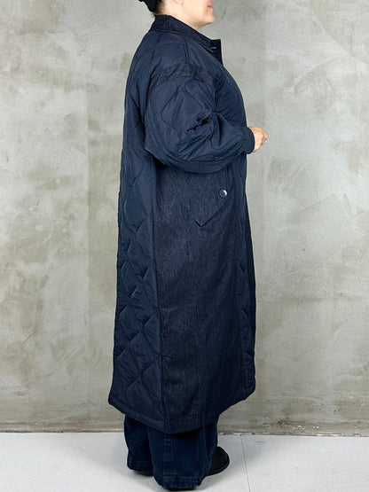 Studio Projects Kitsura Coat Navy Denim