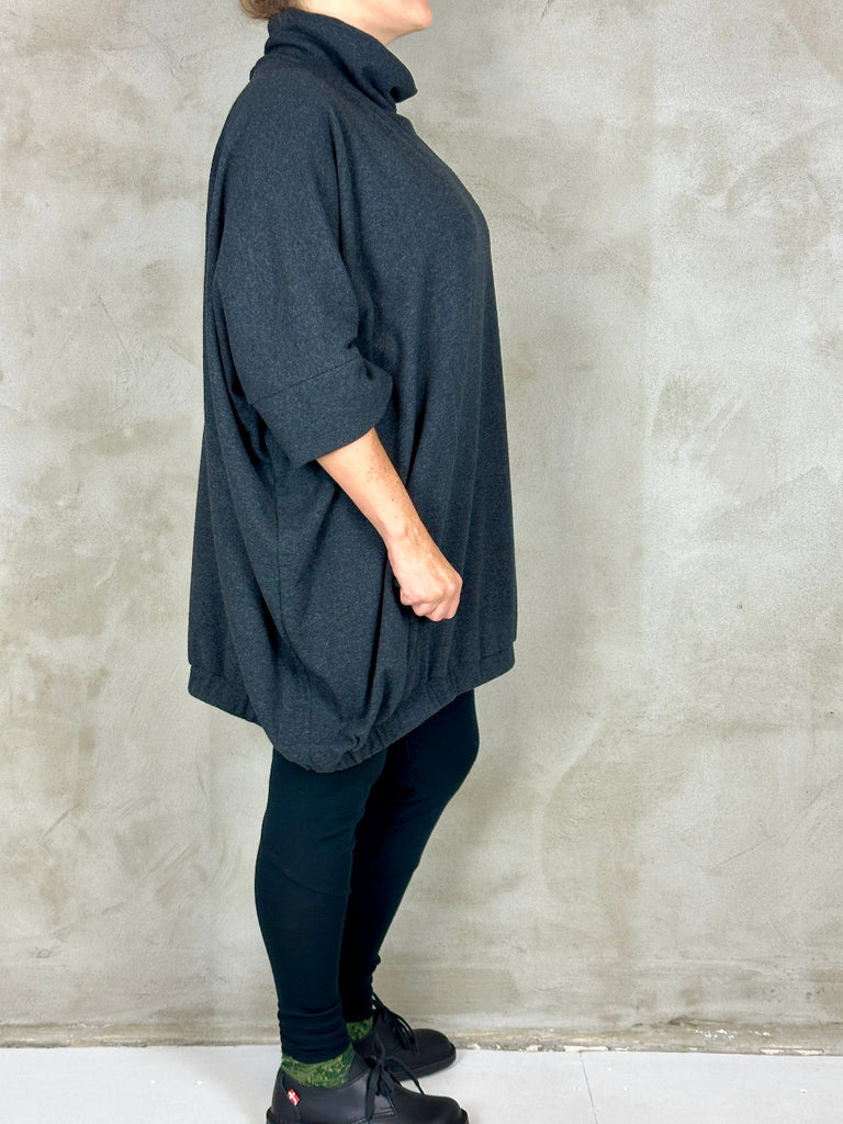 Liselotte Hornstrup Zero Cotton Knit Dark Grey