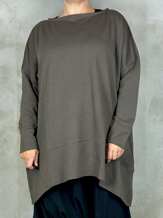 Sort Arhus SA2157 Oversize Blouse Moro