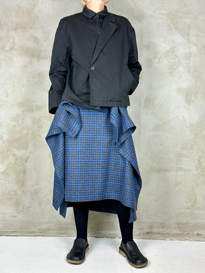 Henrik Vibskov Shawl Coat Black