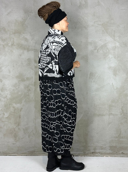 Moyuru 3318 Knit Black/White