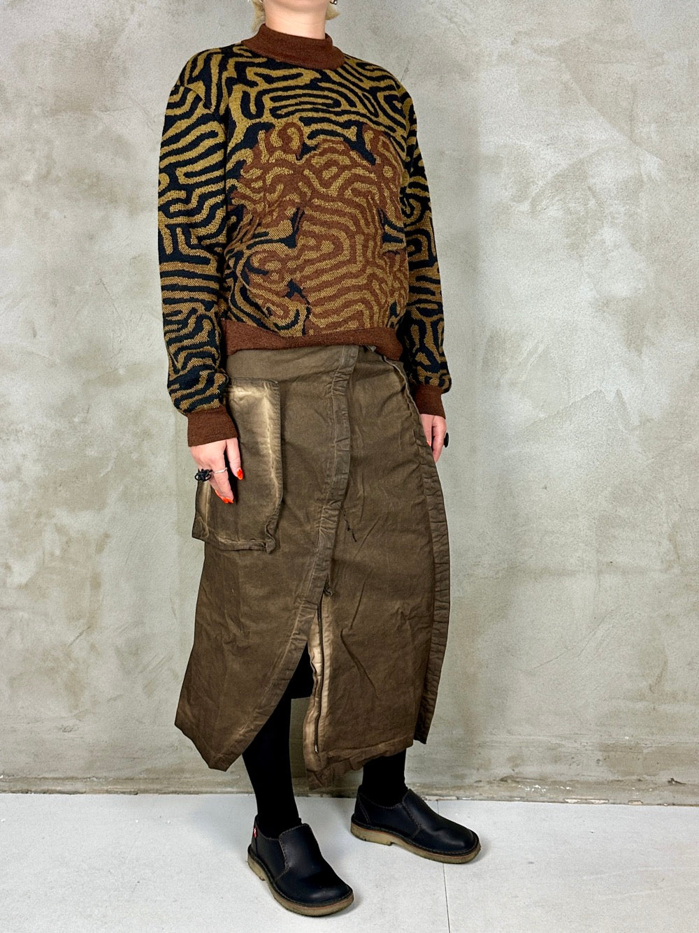 Rundholz DIP 2190306 Skirt Dark Dakar Cloud