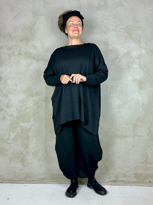 Sort Arhus SA2157 Oversize Blouse Black