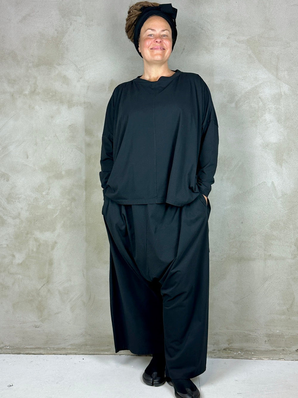 Black Aarhus SA1141 Baggy Pants