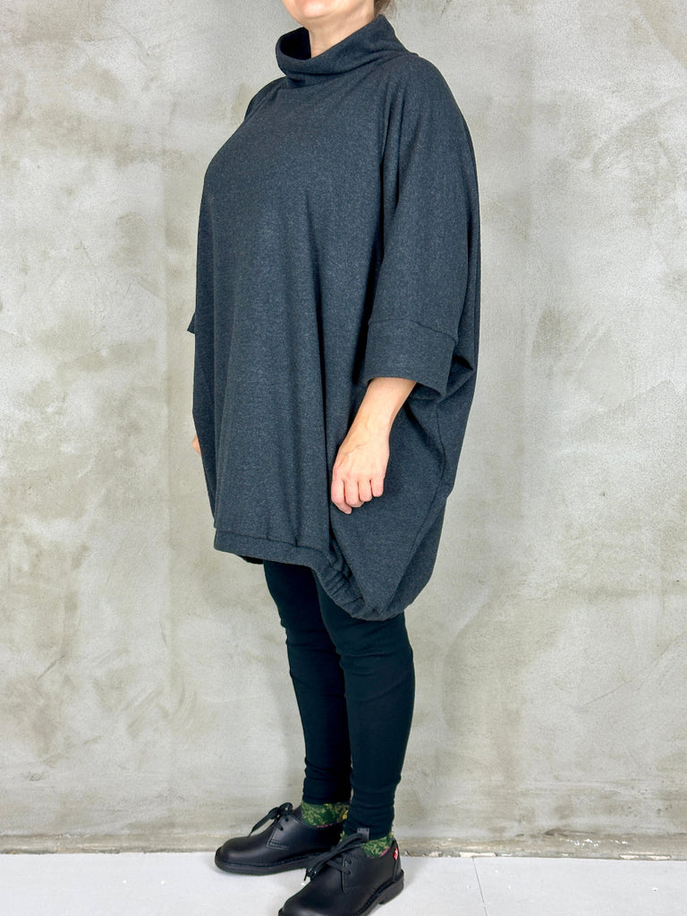 Liselotte Hornstrup Zero Cotton Knit Dark Grey