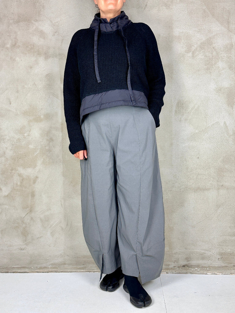 Black Label 3440150 Trousers Dark Grey