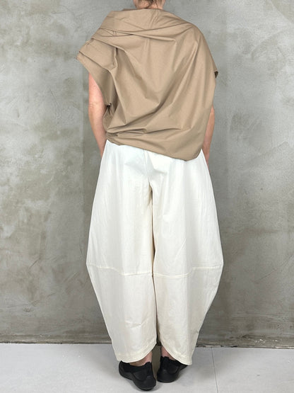 Studio Project Pleat Top Camel