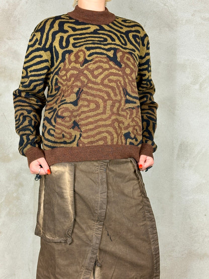 Henrik Vibskov Labyrinth Sweater Brown Frog