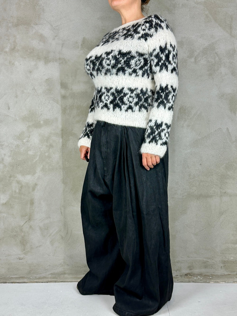 Gudrun & Gudrun Inka Off White - Black - Studio Grundahl