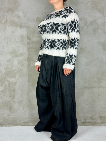Gudrun & Gudrun Inka Off White - Black - Studio Grundahl