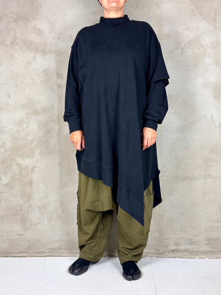 Black By K&M Tunic I Care About You