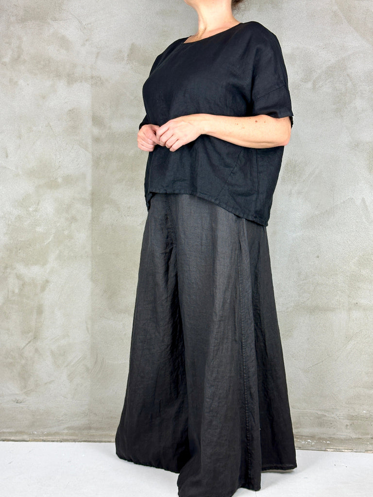 Black By K&M Top I Would Anything For Love Black