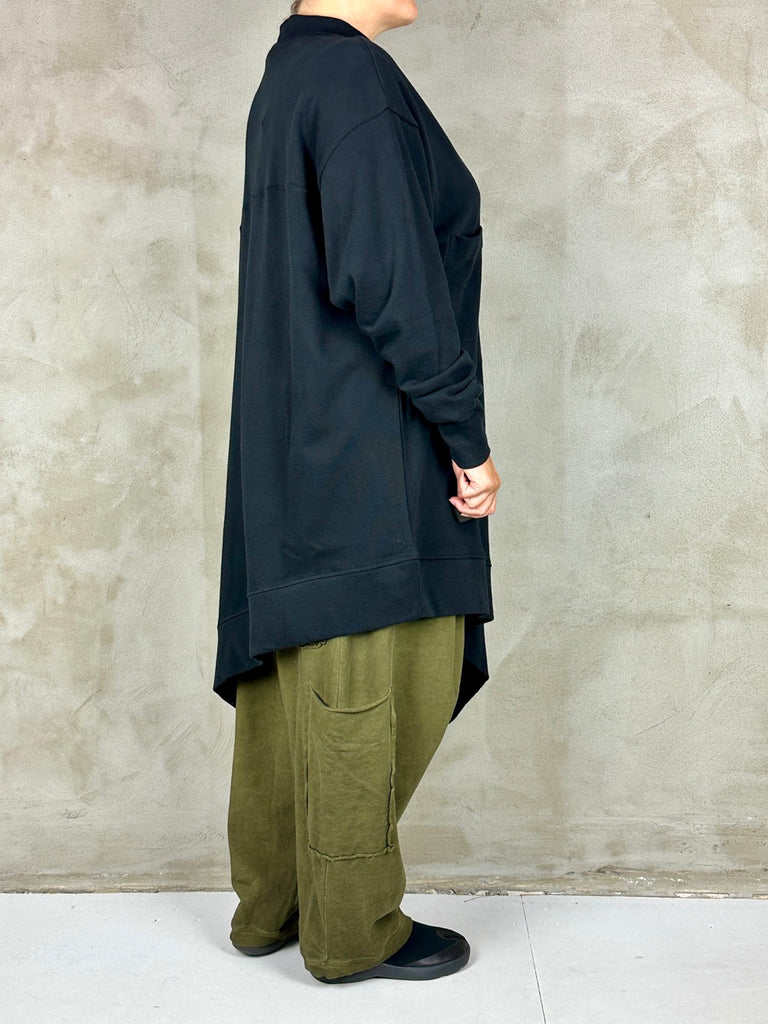 Black By K&M Tunic I Care About You