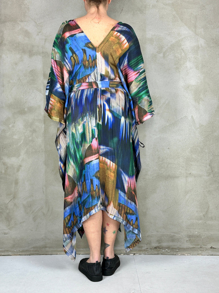Henrik Vibskov Uncut Kaftan Multi Brush Drip