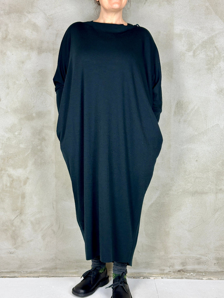 Liselotte Hornstrup Parrow Wool Dress Black