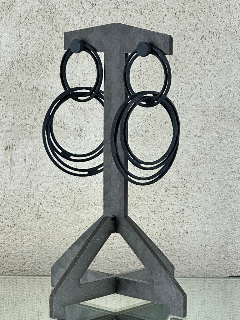 Bijouets Deco Earrings Black