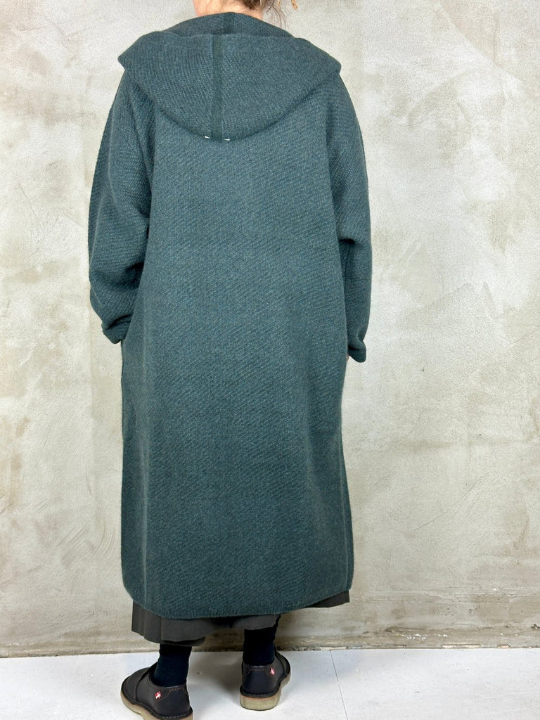 SOH SMNHWK10 Long Cardigan Dark Green