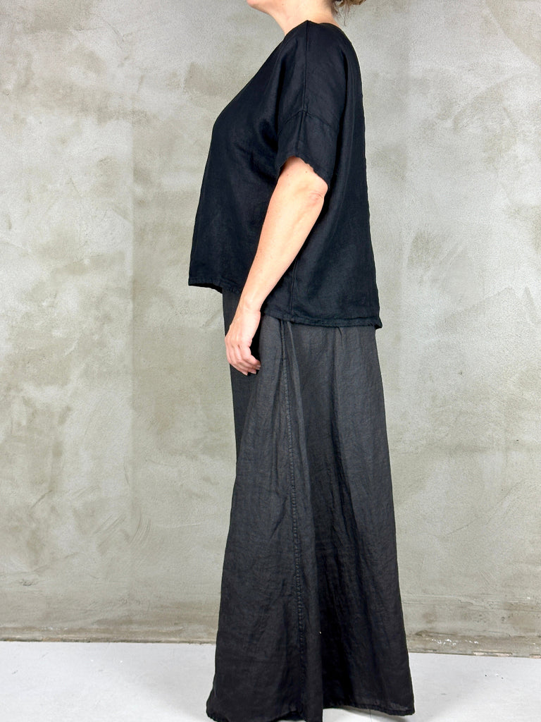 Black By K&M Top I Would Anything For Love Black