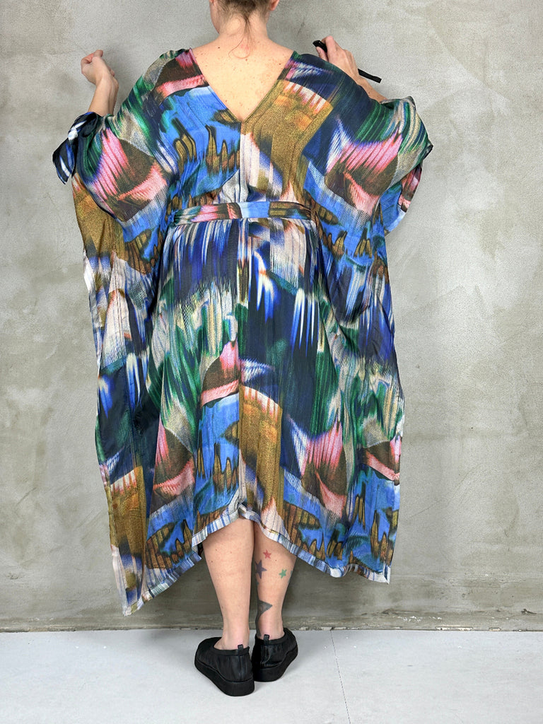 Henrik Vibskov Uncut Kaftan Multi Brush Drip