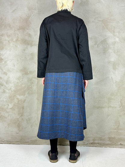 Henrik Vibskov Shawl Coat Black