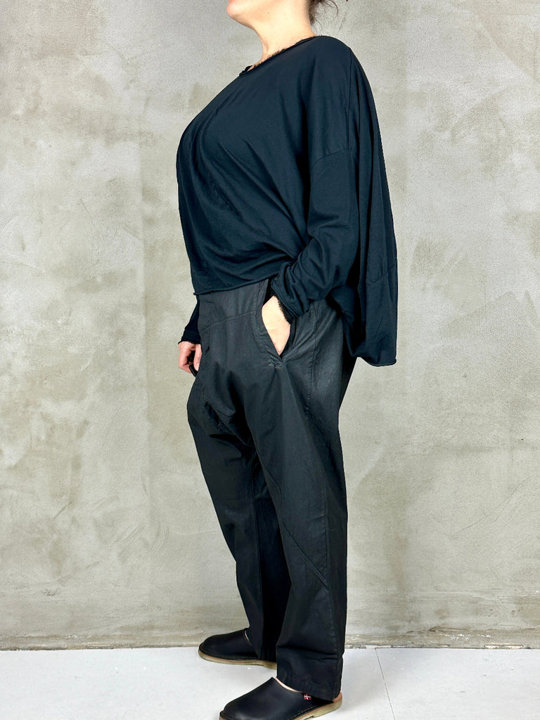 Black By K&M Pant Just Call Out My Name Coated Black