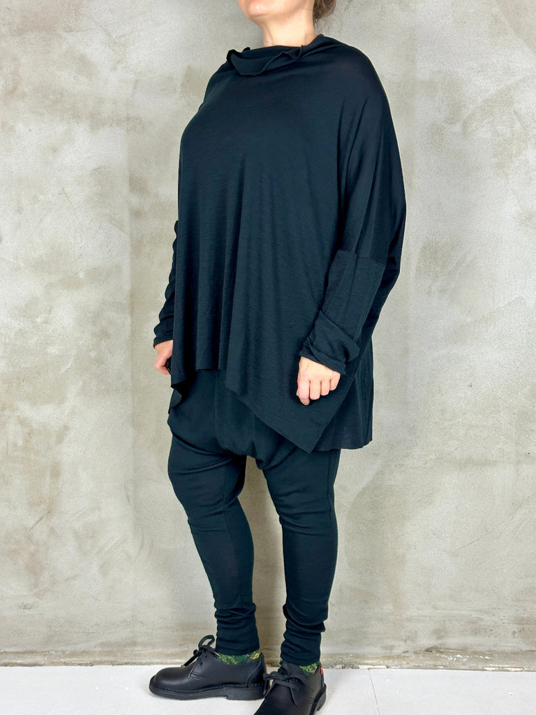 Liselotte Hornstrup Sara Wool Shirt Black