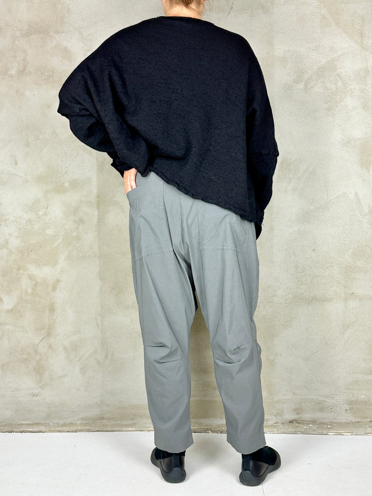 Black Label 3440151 Trousers Dark Grey