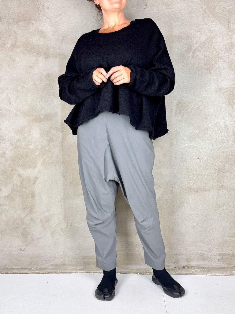 Black Label 3440151 Trousers Dark Grey