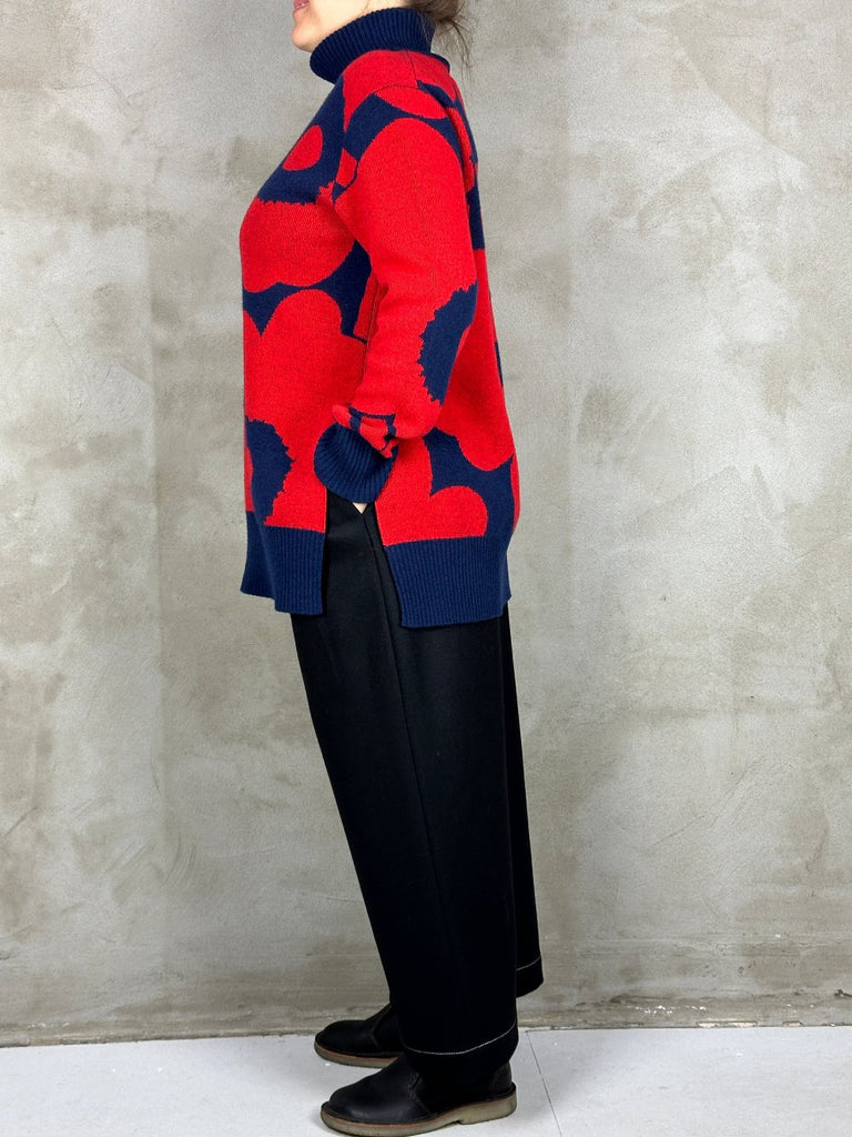 Marimekko Vinni Unikko Red/Navy