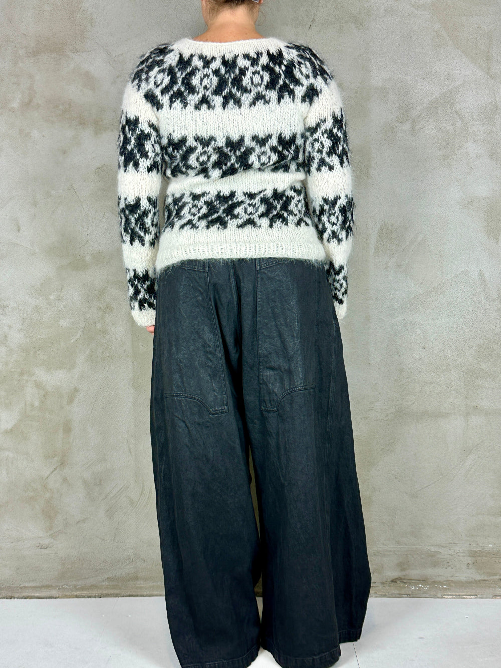Gudrun & Gudrun Inka Off White - Black - Studio Grundahl