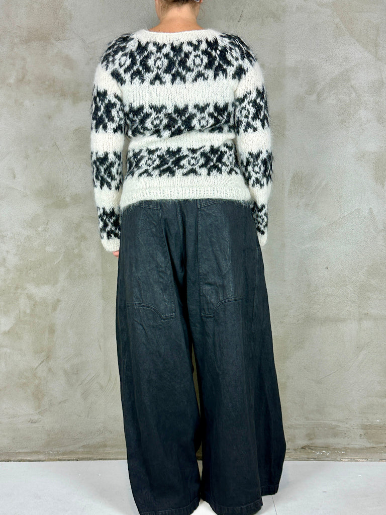 Gudrun & Gudrun Inka Off White - Black
