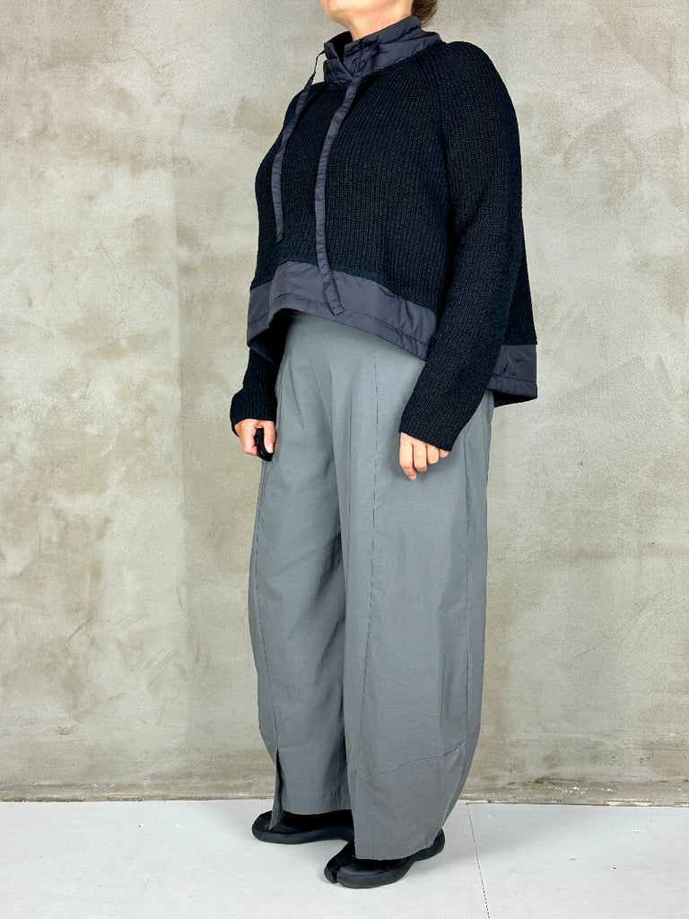Black Label 3440150 Trousers Dark Grey