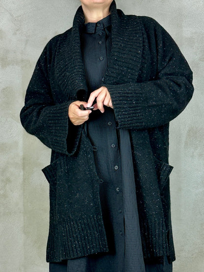 Black Label 3627204 Long Cardigan Black