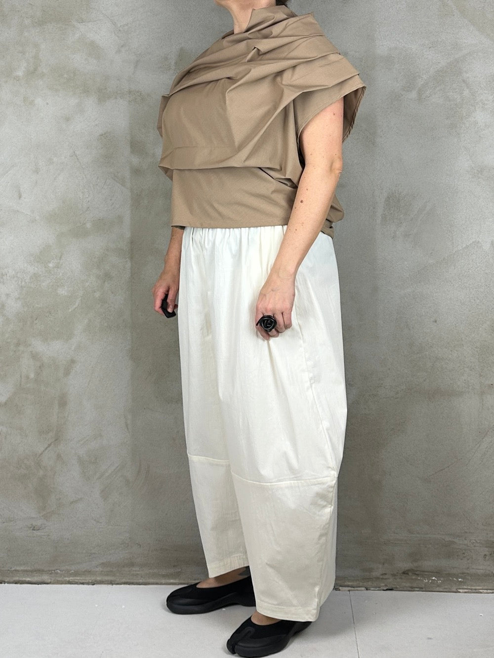 Studio Project Pleat Top Camel