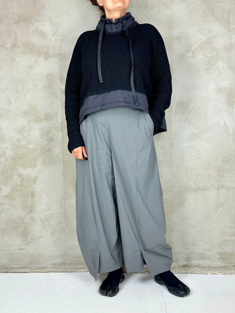 Black Label 3440150 Trousers Dark Grey