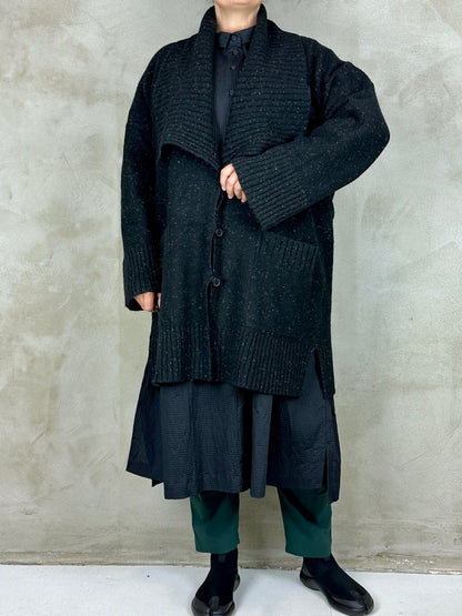 Black Label 3627204 Long Cardigan Black